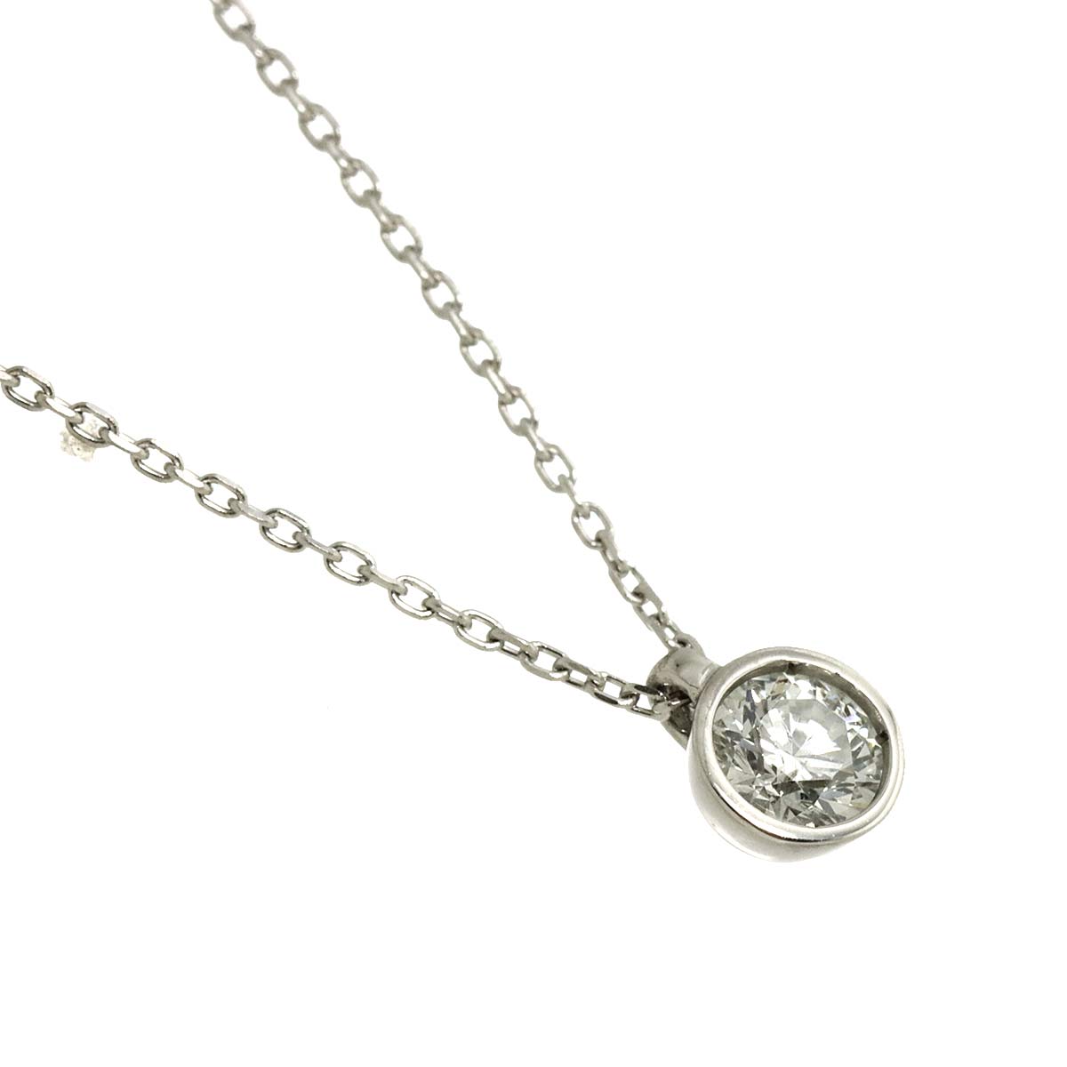 Diamond 0.217ct Necklace Pt Platinum