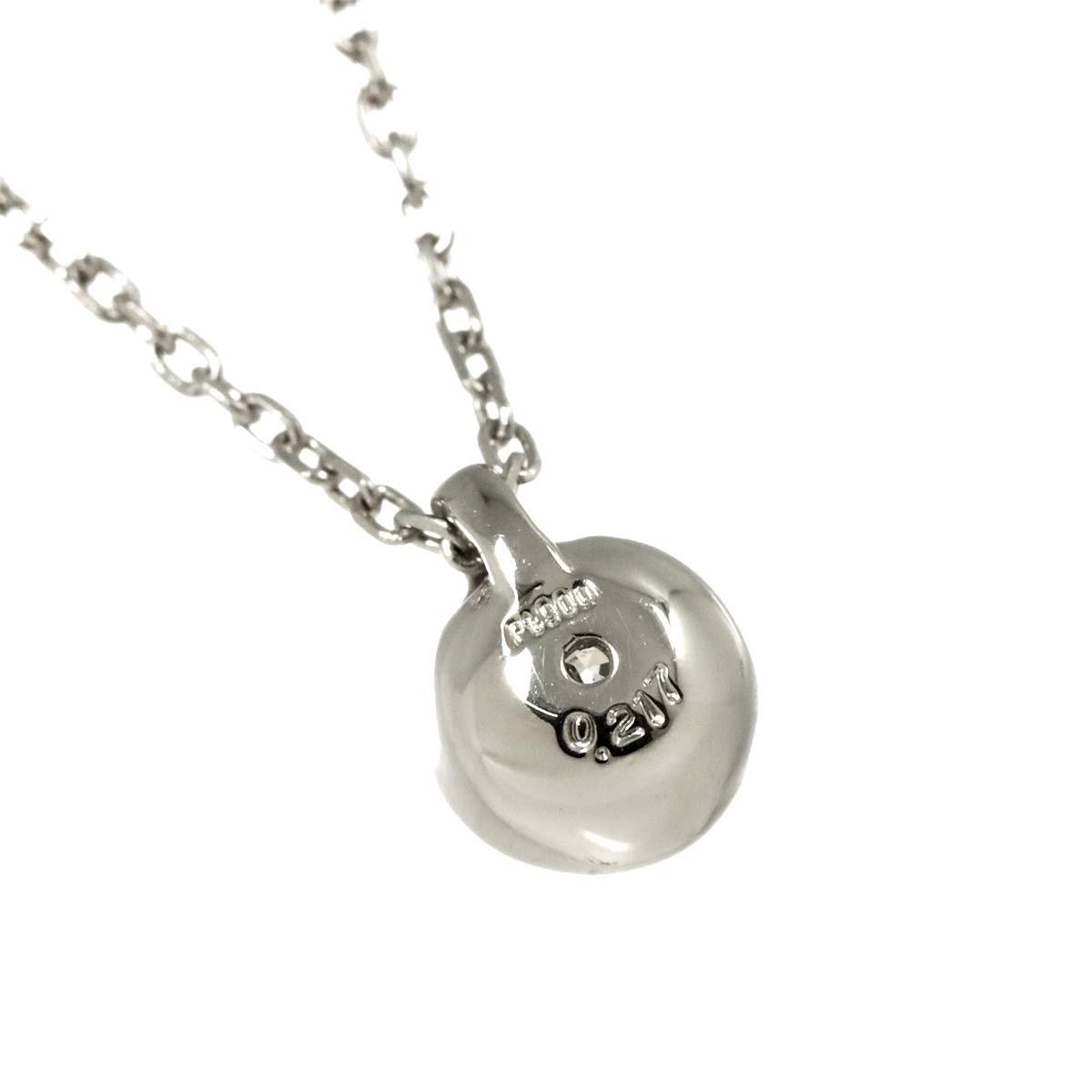 Diamond 0.217ct Necklace Pt Platinum