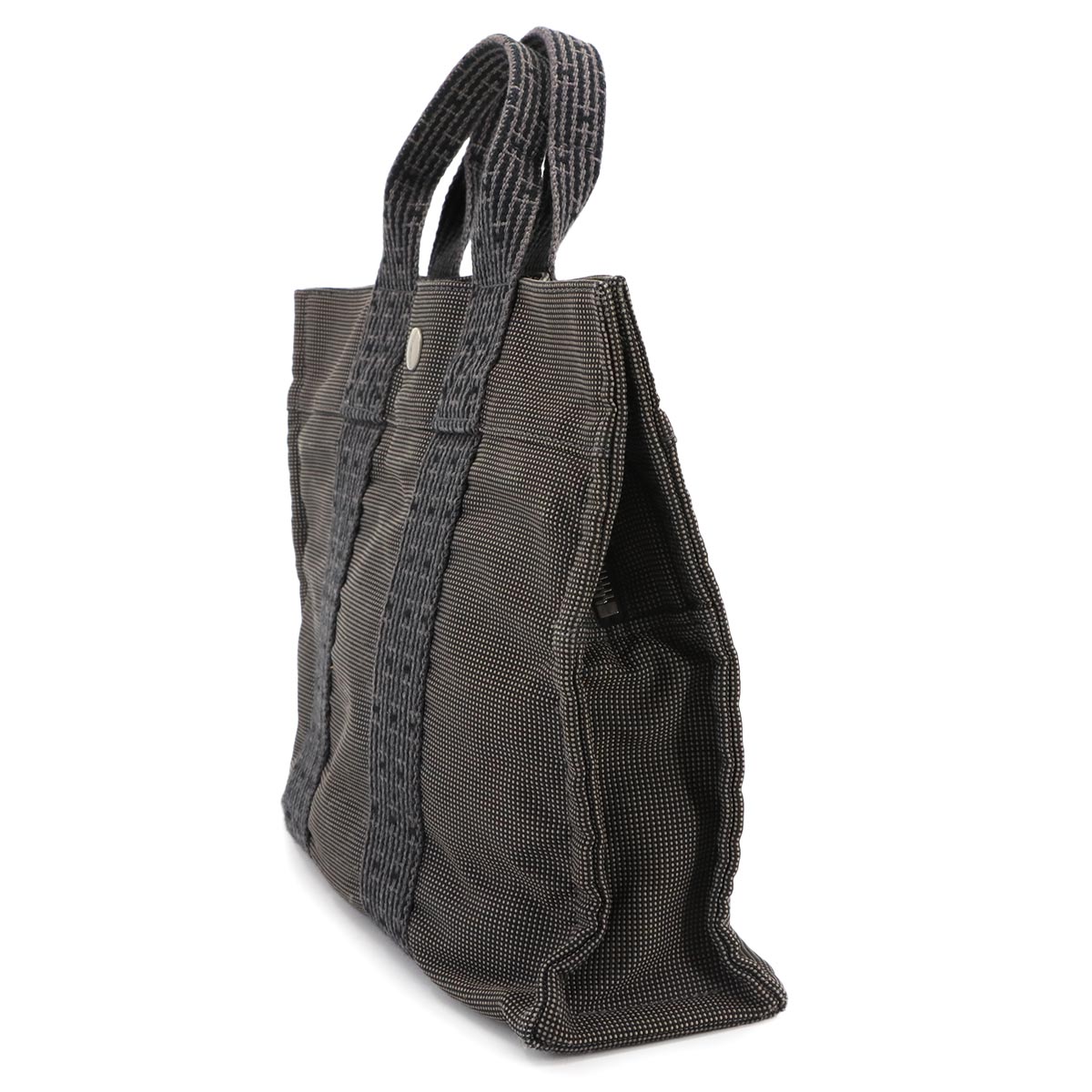Herline tote PM Bag Canvas Gray Unisex Purse