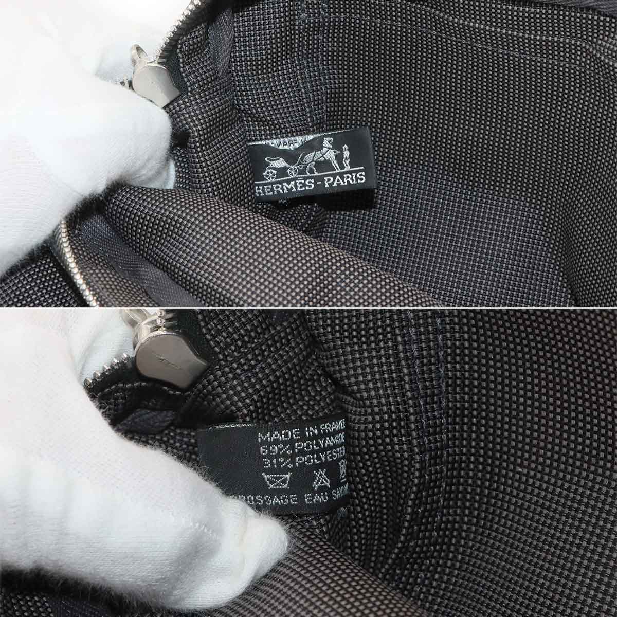 Herline tote PM Bag Canvas Gray Unisex Purse