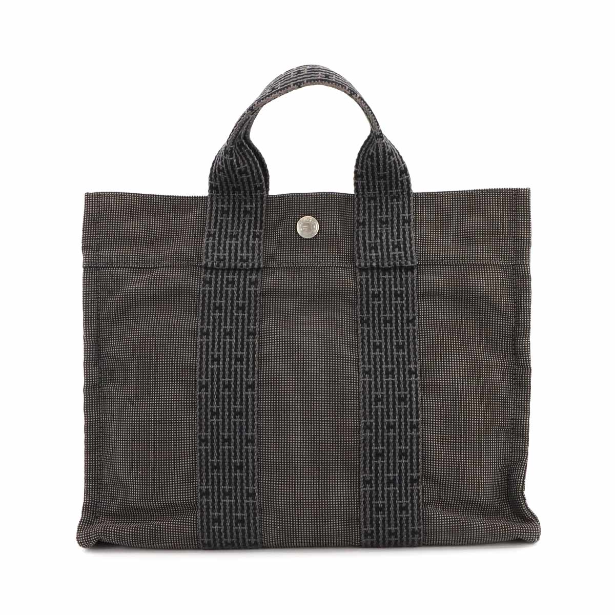 Herline tote PM Bag Canvas Gray Unisex Purse