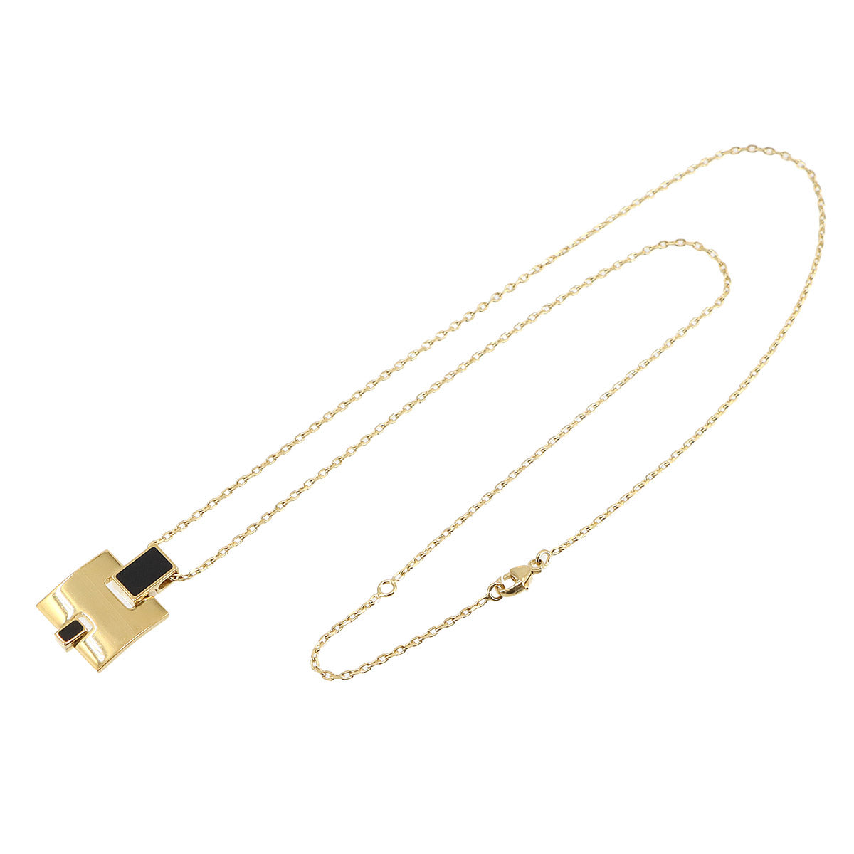 Eileen Necklace Pendant Gold Black Accessory