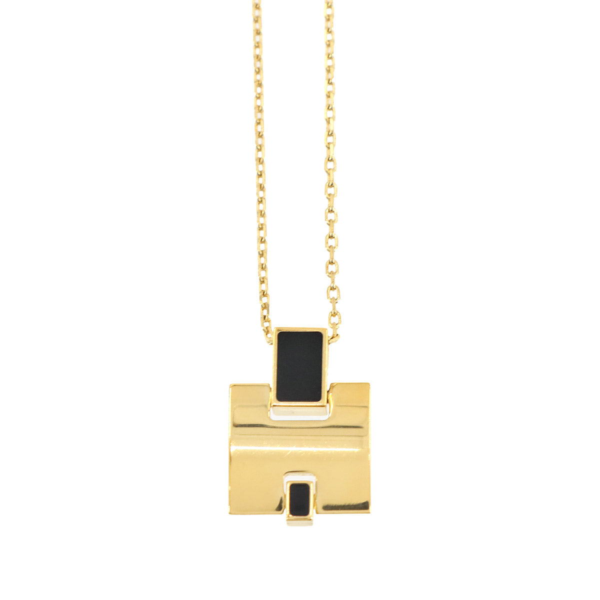 Eileen Necklace Pendant Gold Black Accessory