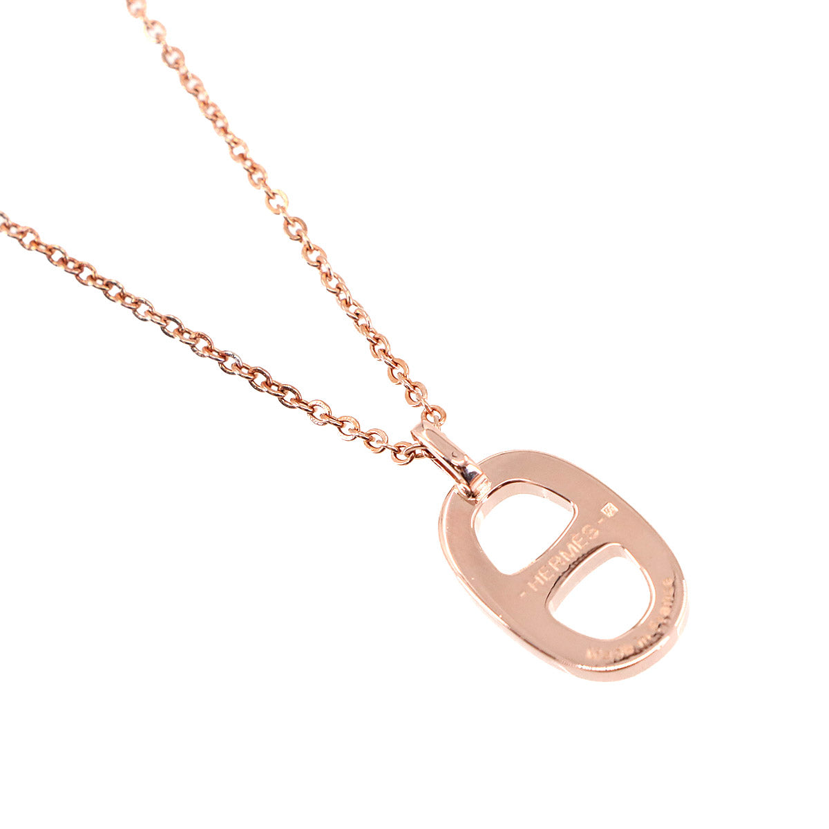 Iliad Chain Necklace Blue Pink gold Accessory