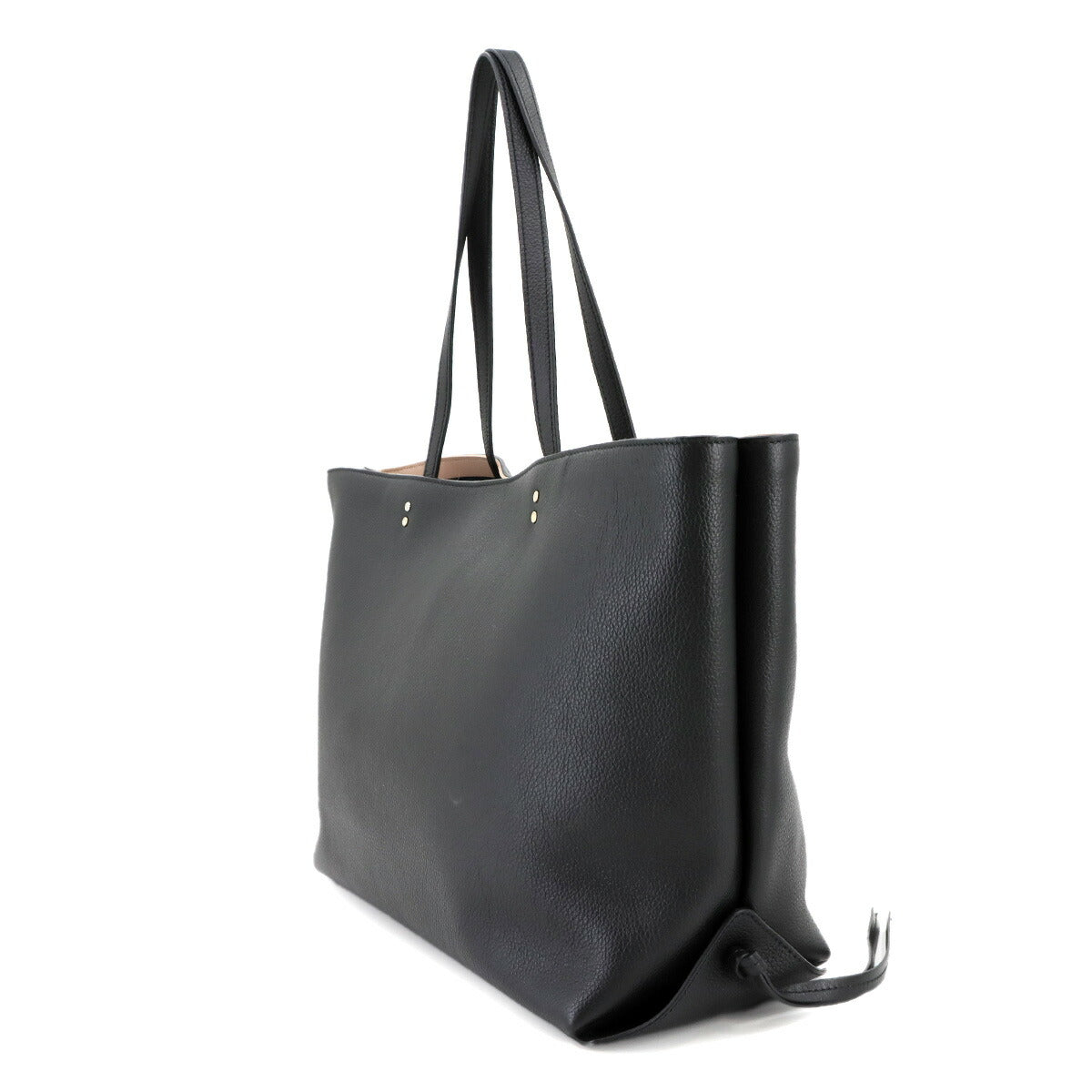 Sense Tote Bag Leather Black Purse