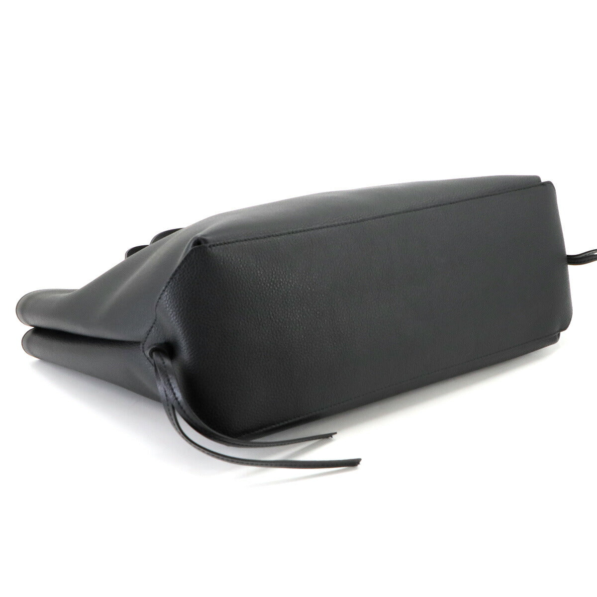 Sense Tote Bag Leather Black Purse
