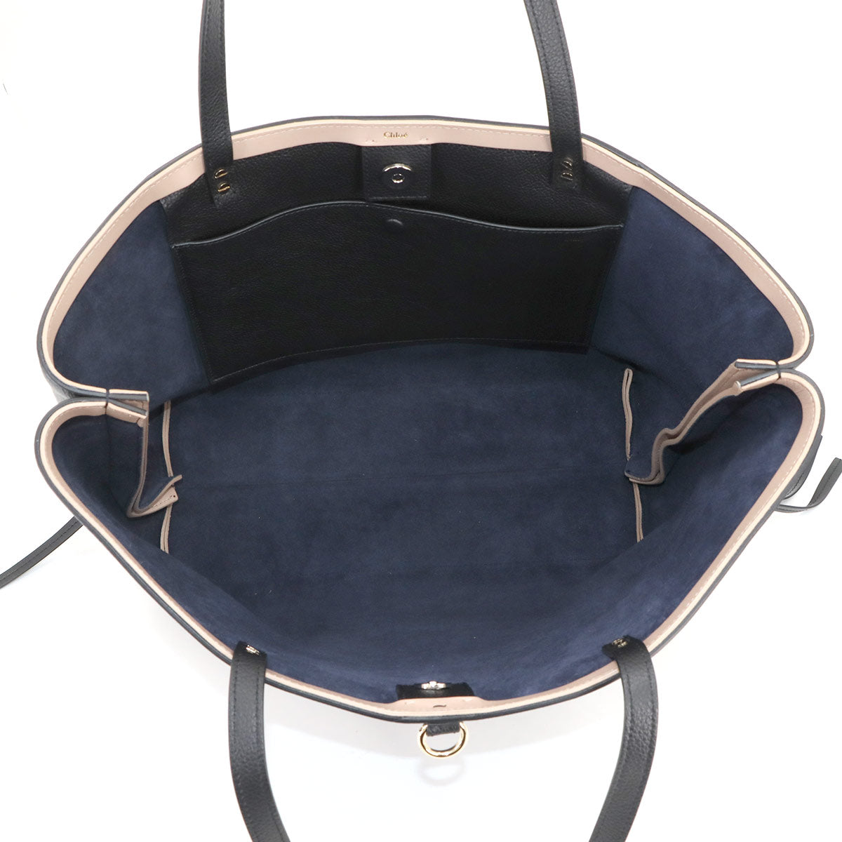 Sense Tote Bag Leather Black Purse