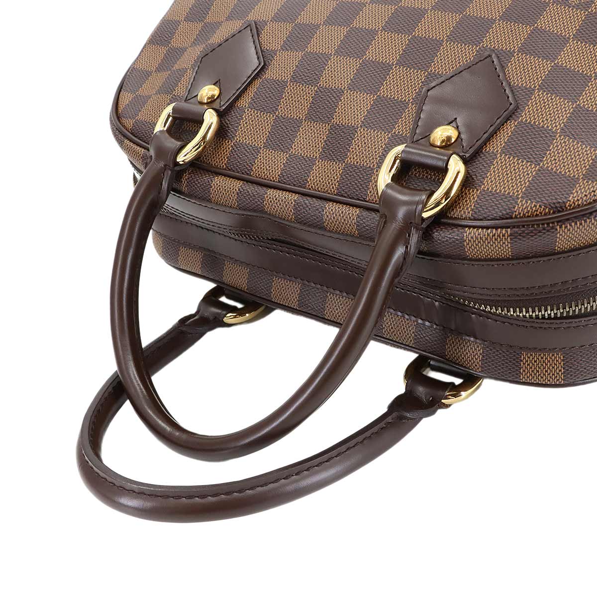 Damier Duomo Hand Bag Ebene Brown N60008 Purse