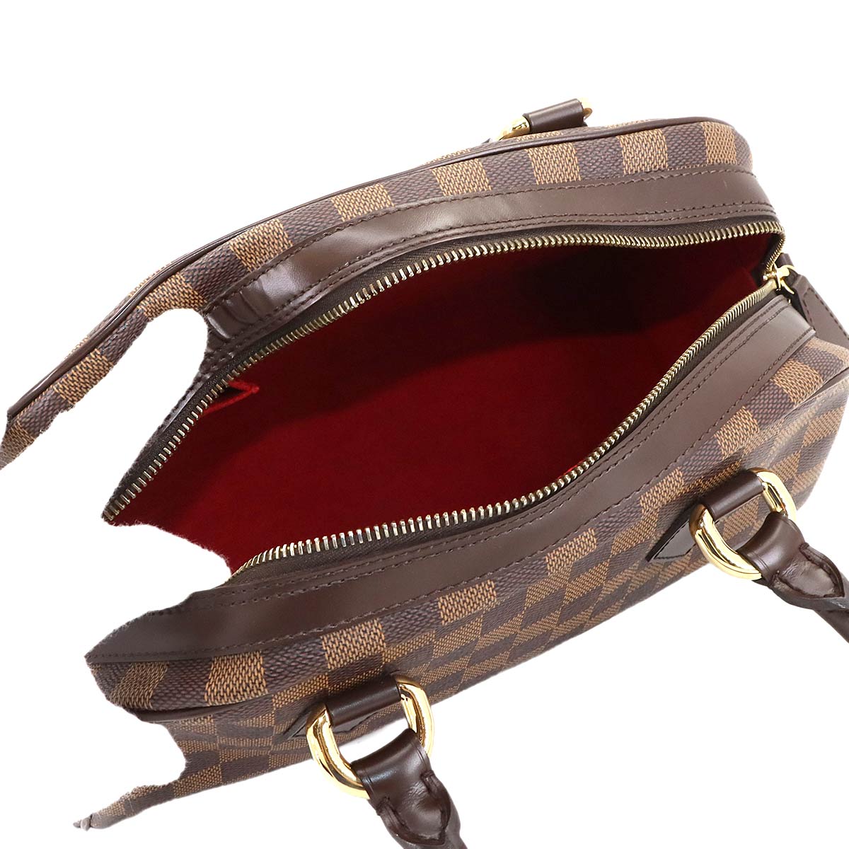 Damier Duomo Hand Bag Ebene Brown N60008 Purse