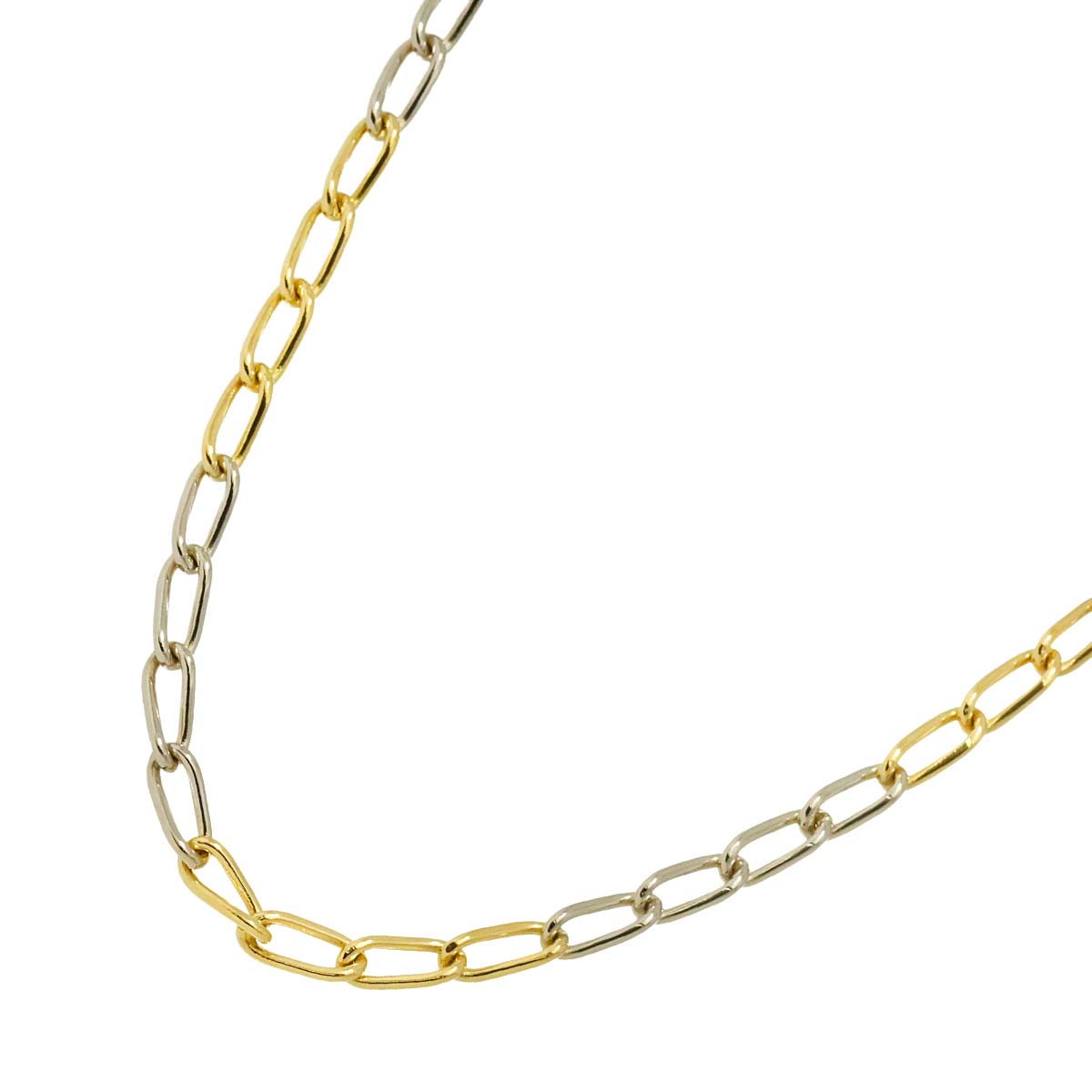 Chain Necklace 18K YG WG 750