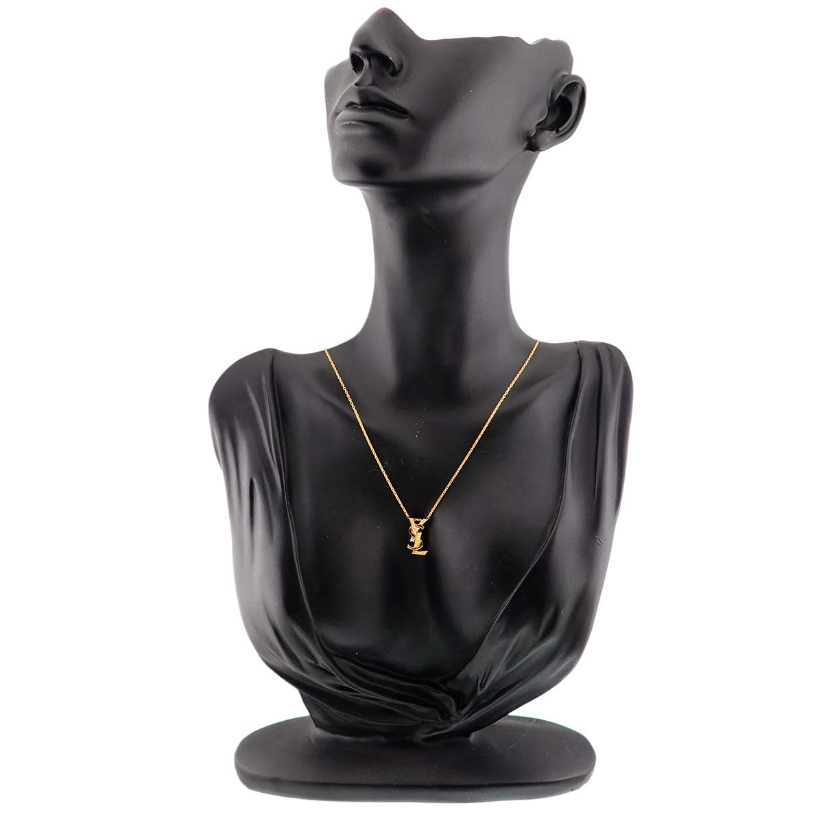 Yves Saint Laurent Necklace 18K K18 Yellow Gold 750