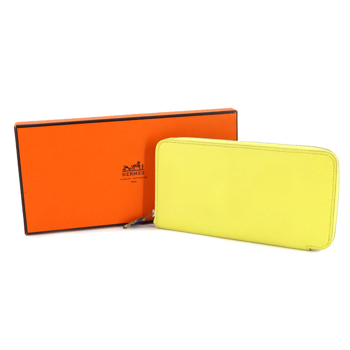 Azapp Long Silkin Long Wallet Epsom Soufre Purse