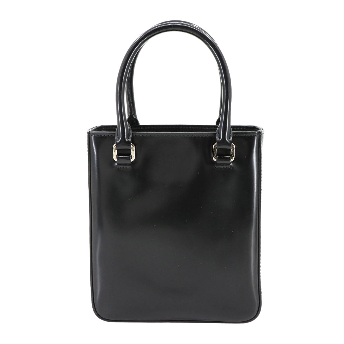 2way Hand Shoulder Bag Leather Black 1BA331 Purse