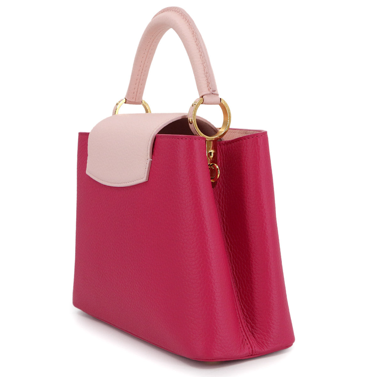 Capucines BB 2way Hand Shoulder Bag Taurillon Pink