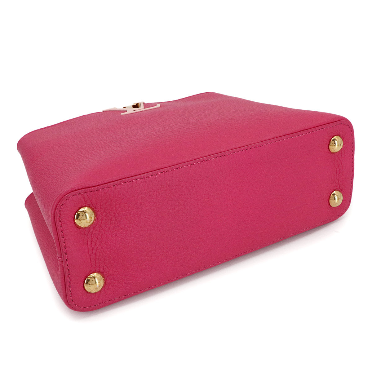 Capucines BB 2way Hand Shoulder Bag Taurillon Pink
