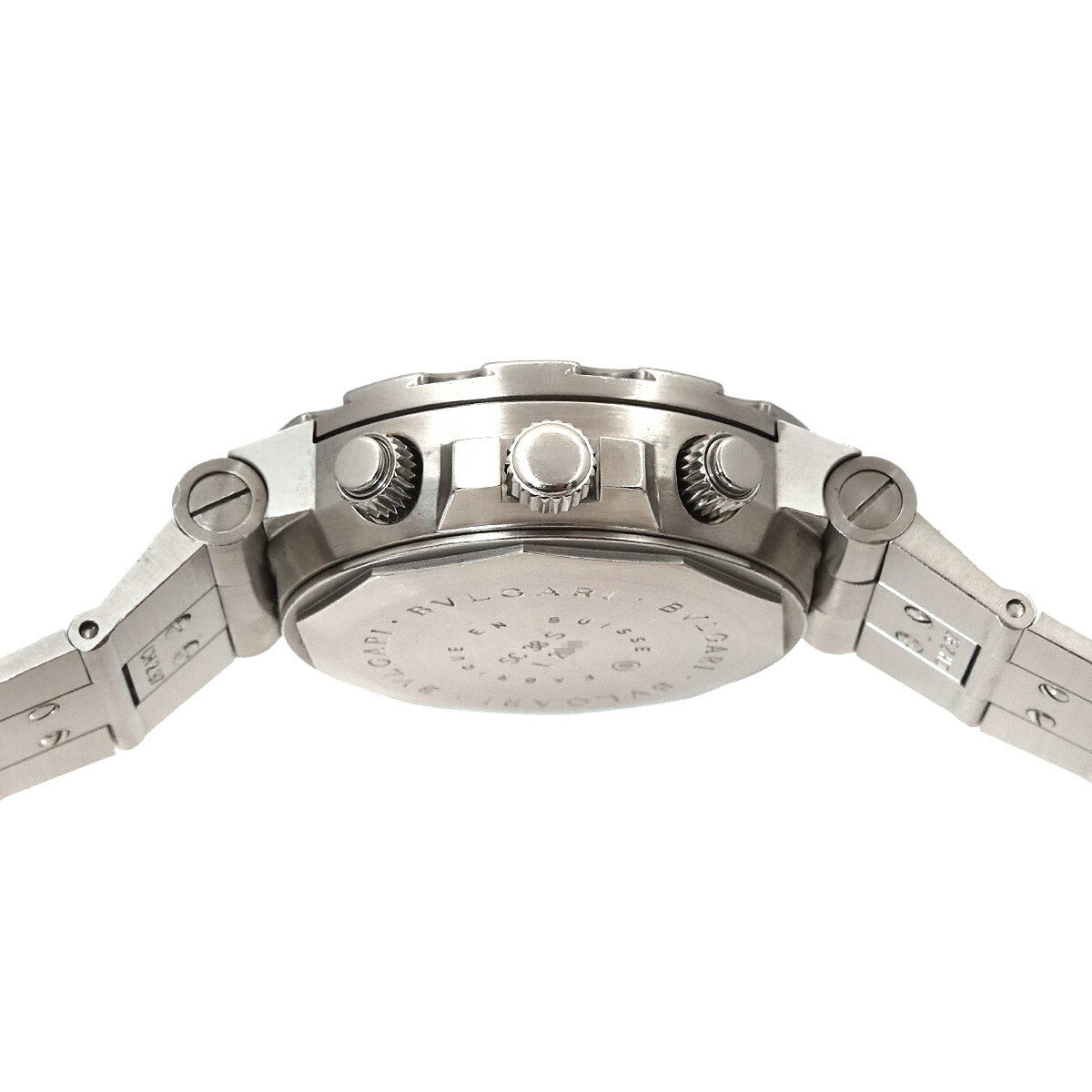 Diagono Scuba Chronograph SC38S Black Dial Mens Automatic