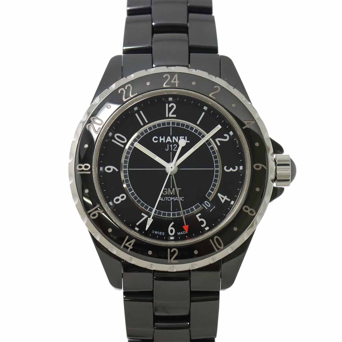 J12 GMT 41mm H2012 Mens Watch Date Black Ceramic Automatic
