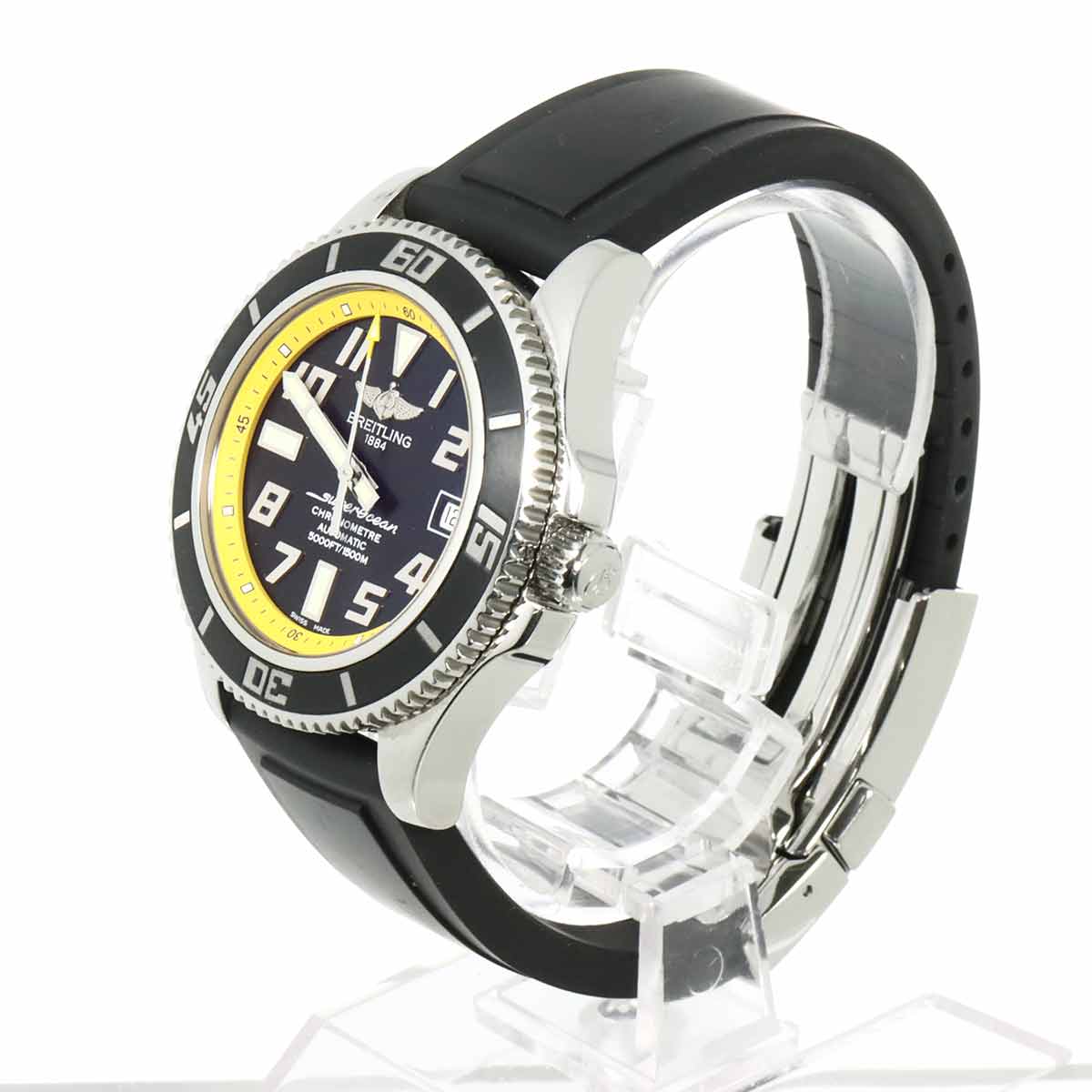 Super Ocean 42 A17364 Date Automatic Black Dial Mens Watch