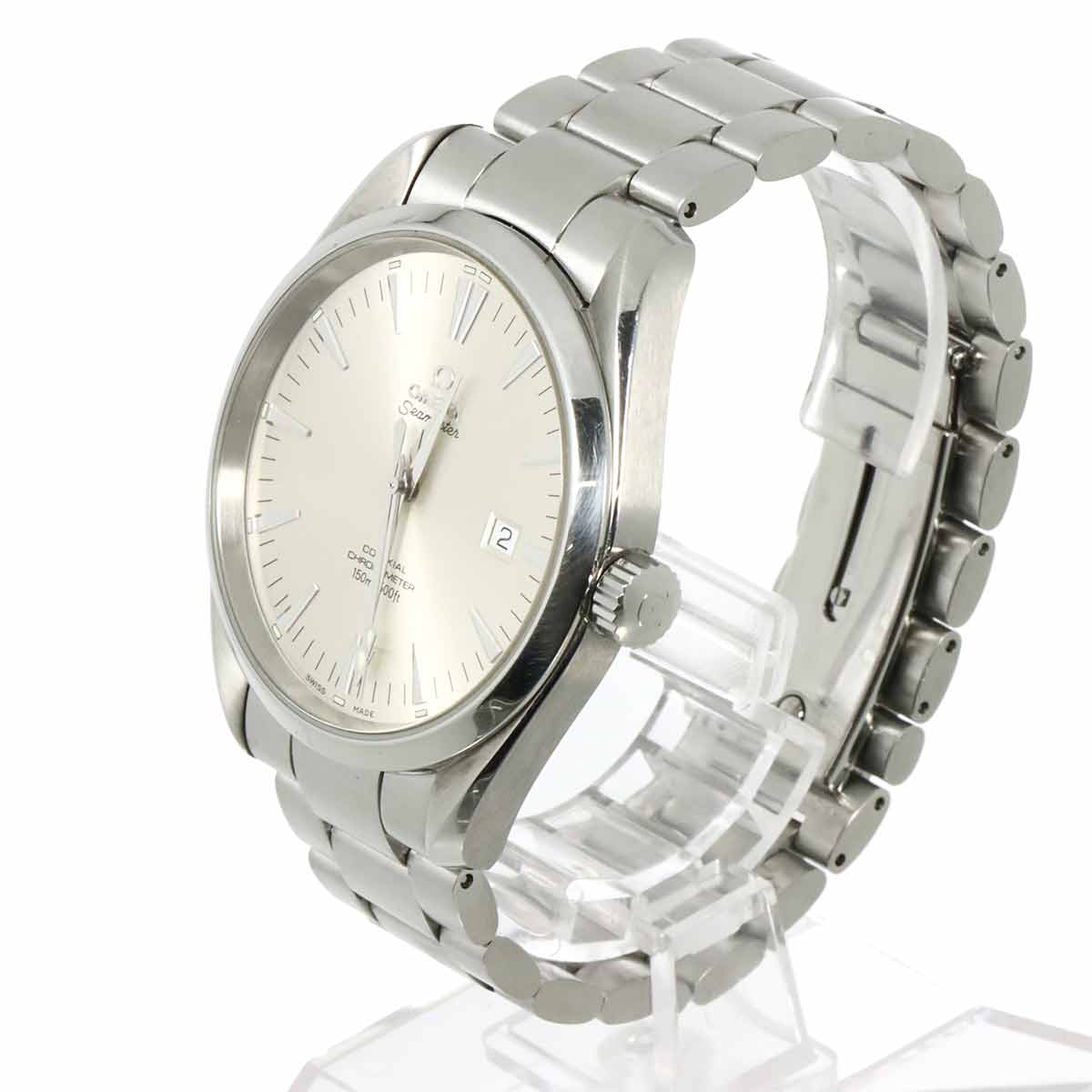 Seamaster Aqua Terra Co-axial 2503 30 Date Silver Dial Mens