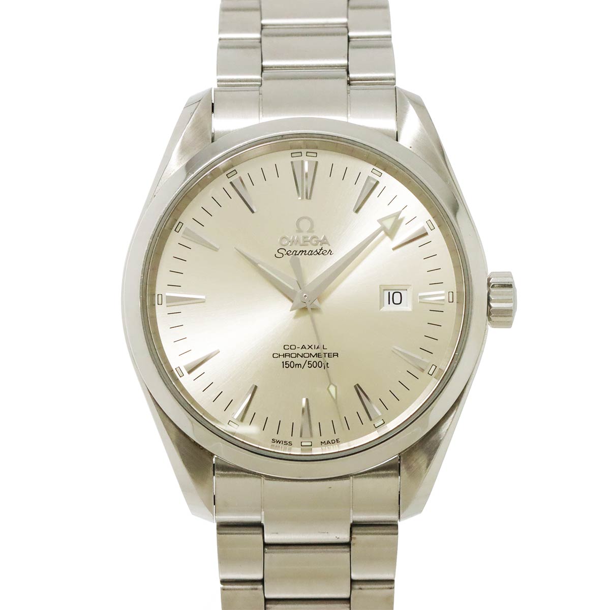 Seamaster Aqua Terra Co-axial 2503 30 Date Silver Dial Mens