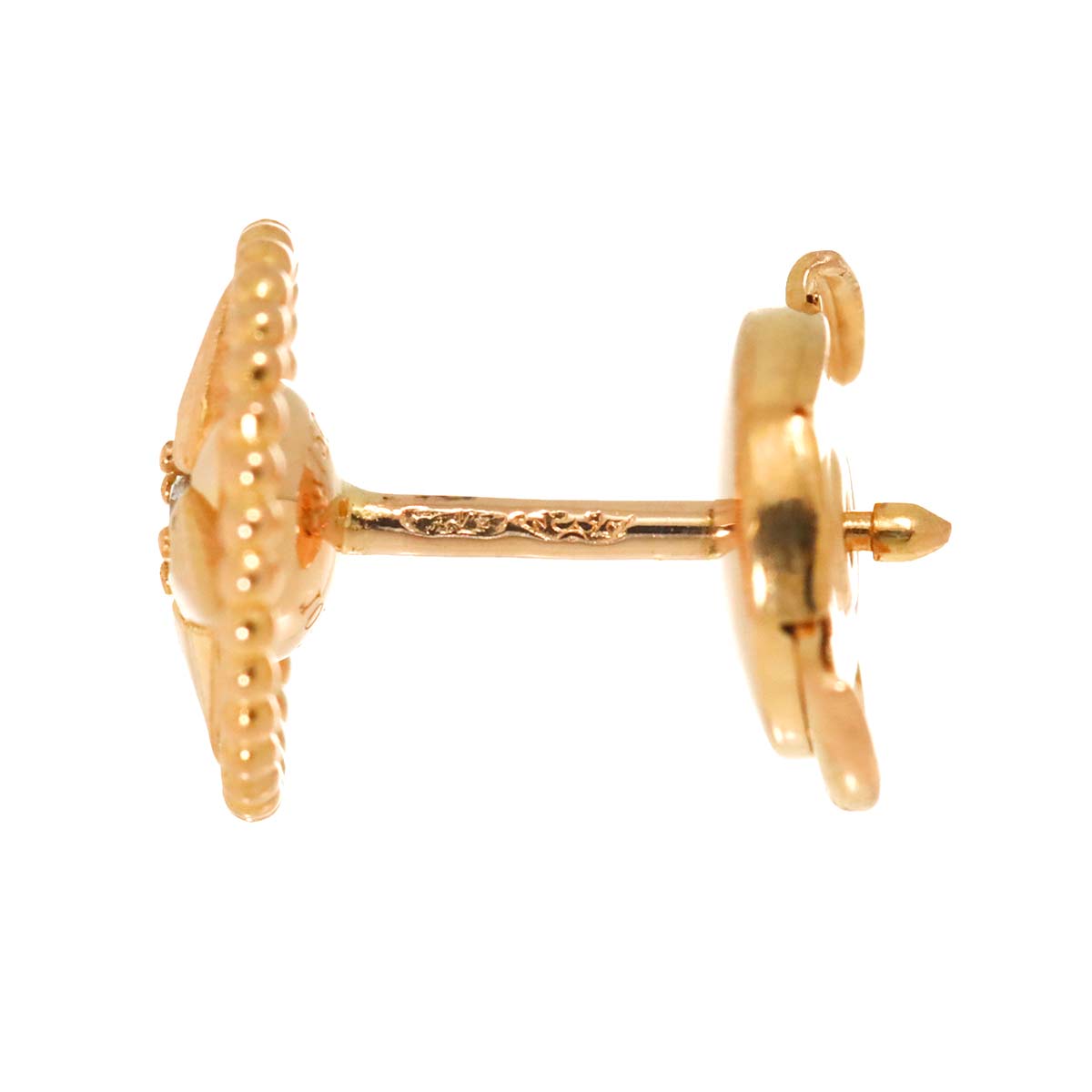 Rose des Vents Diamond Earrings Pierced 18K PG 750