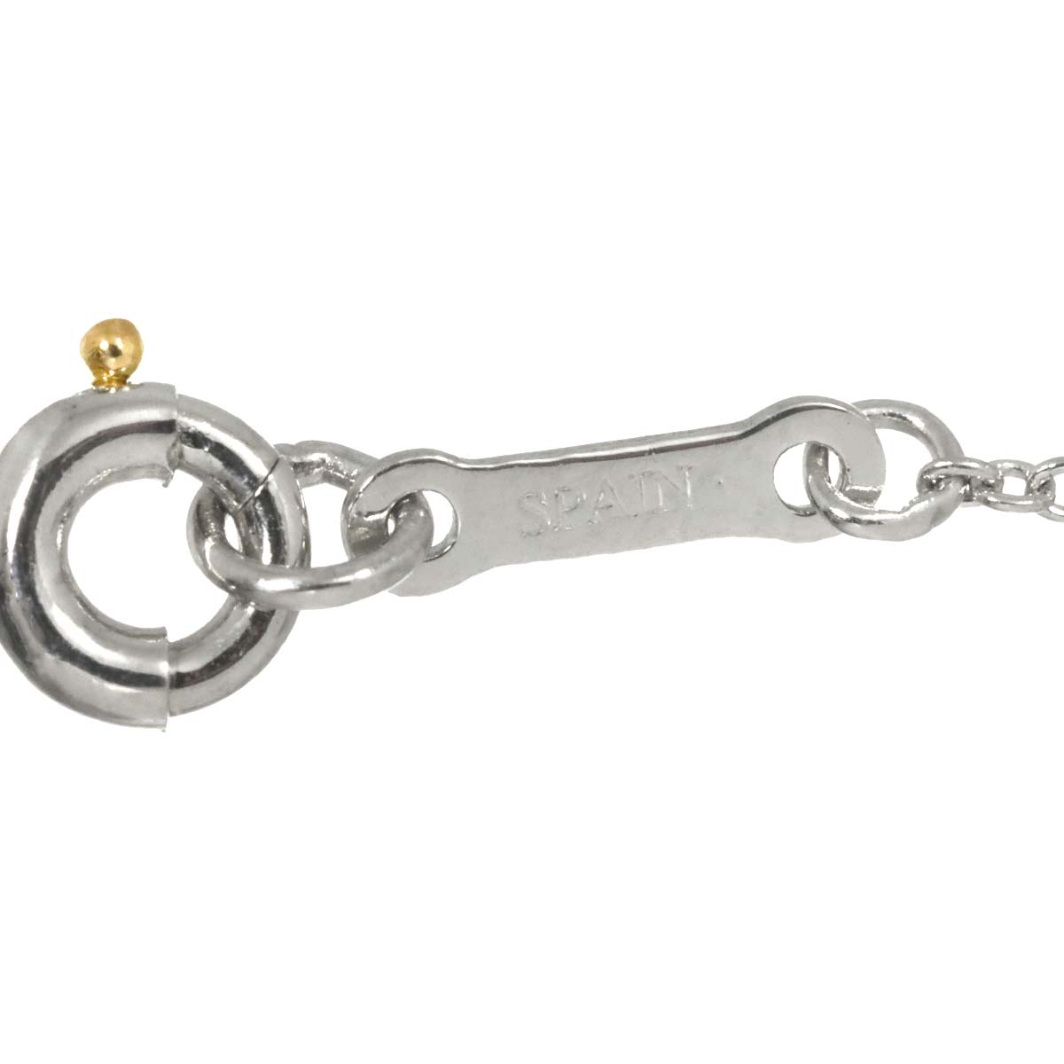 Open Heart Necklace Platinum