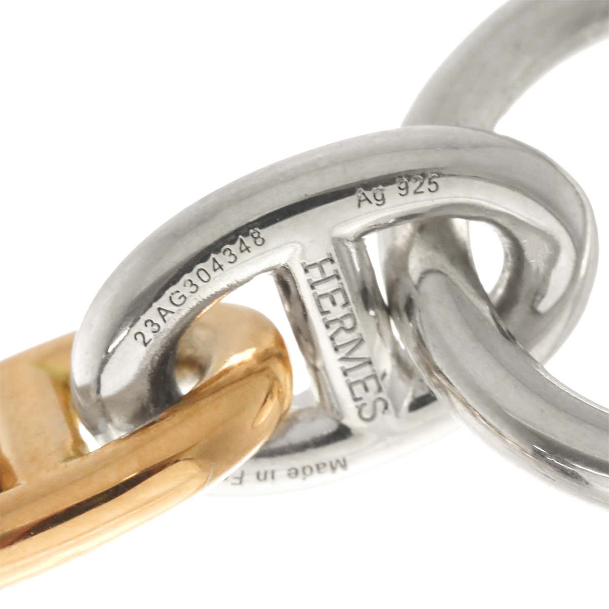 Chaine dancre PM Bracelet Silver 925 18K PG 750