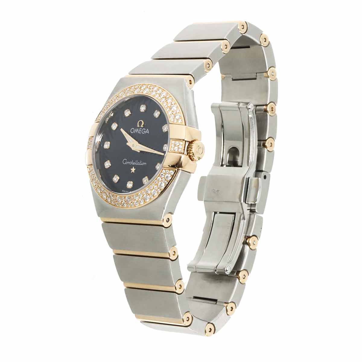 Constellation 123 25 27 60 53 001 K18PG Diamond Bezel Watch