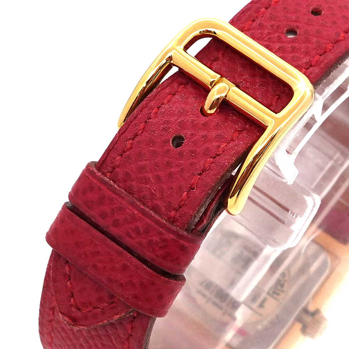 Medor Vintage pyramid Gold studs Quartz White Dial Ladies