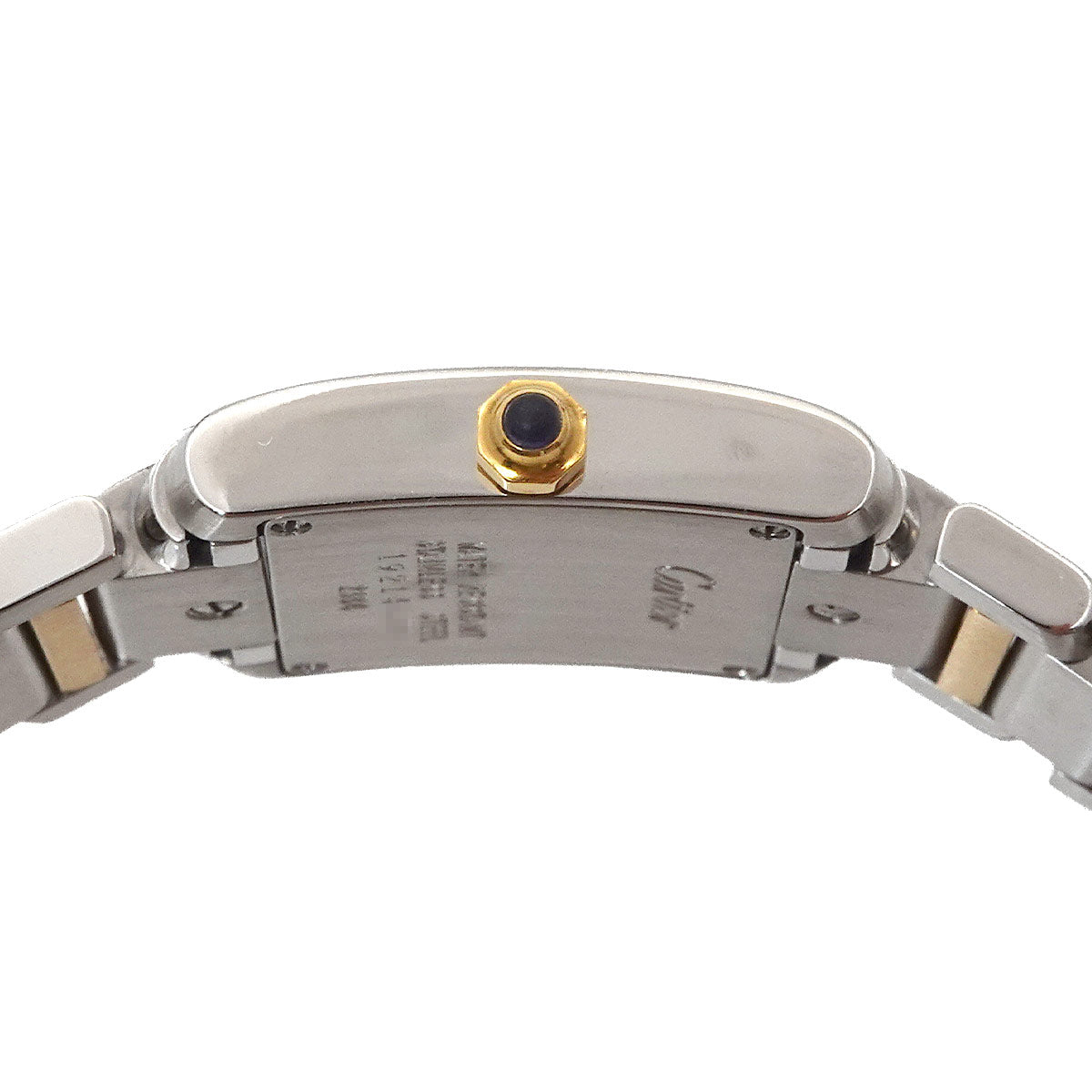 Tank Francaise SM W51007Q4 750 YG Quartz Cream Dial Ladies