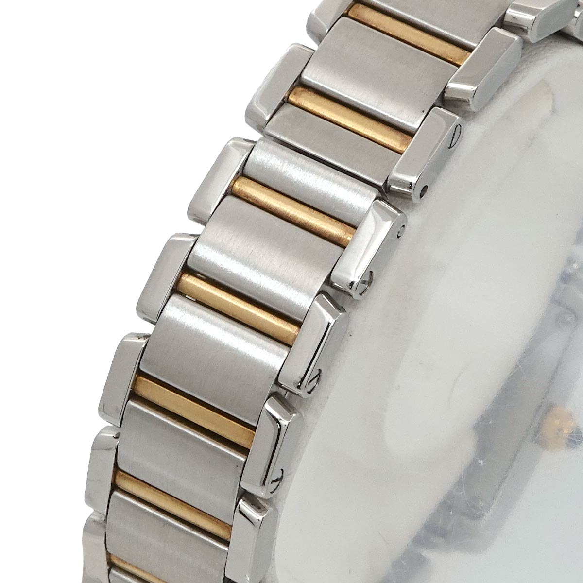 Tank Francaise SM W51007Q4 750 YG Quartz Cream Dial Ladies