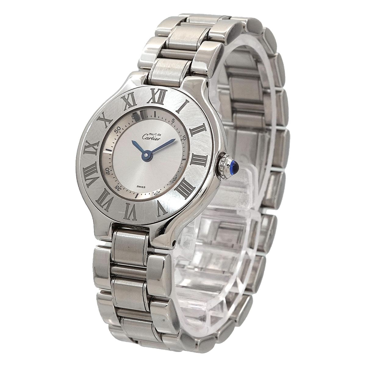 Must 21 W10109T2 Quartz Silver Dial Ladies Watch