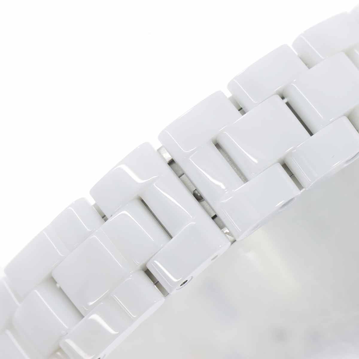 J12 33mm H2123 Quartz Date White Dial Ladies Watch