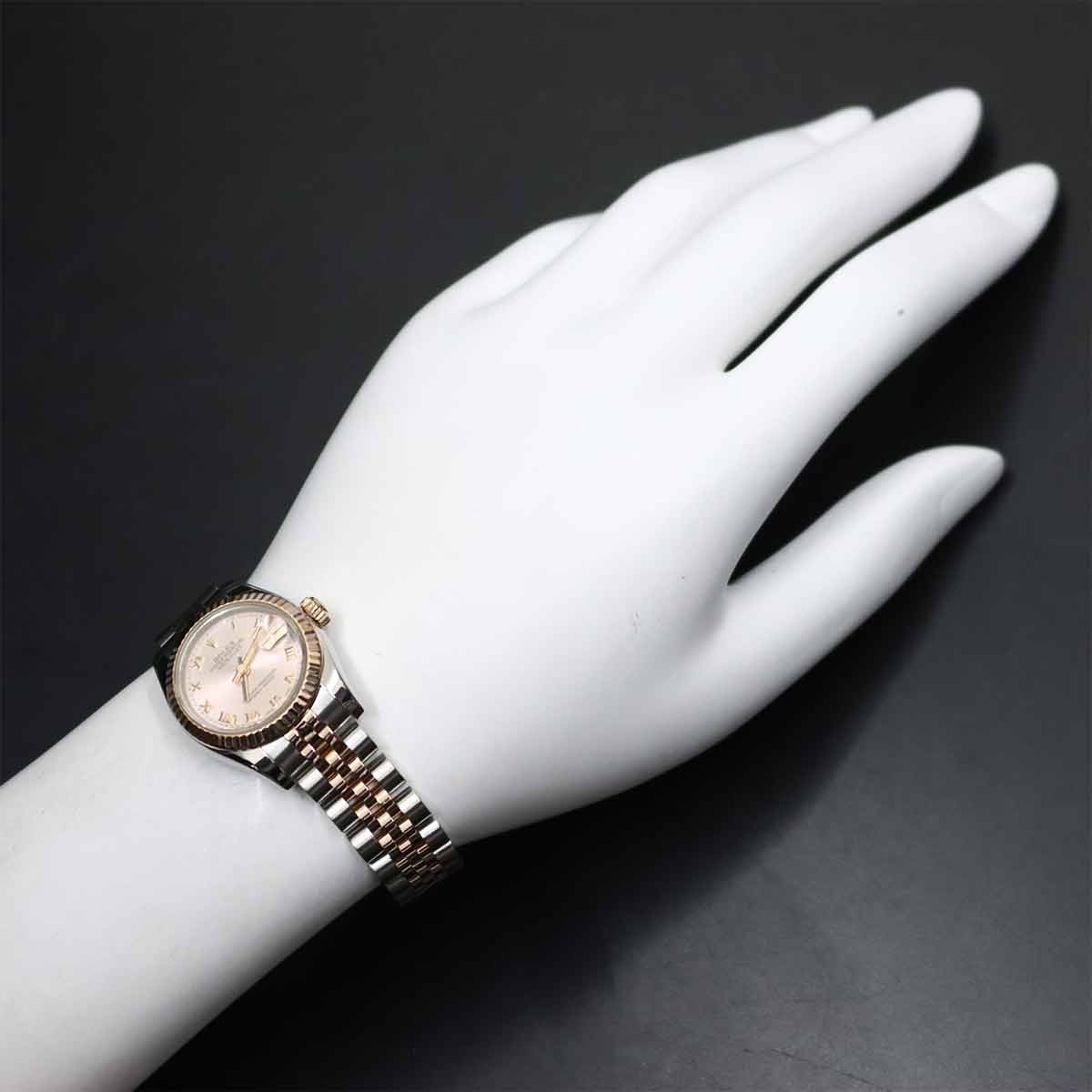 Datejust 179171 Serial V 750 PG Automatic Pink Dial Ladies