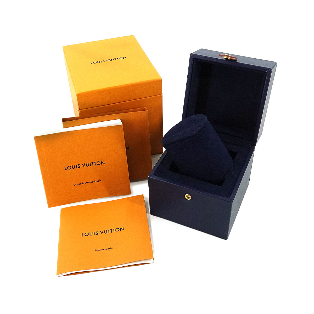 Tambour GM QA114 Quartz Monogram White Dial Mens