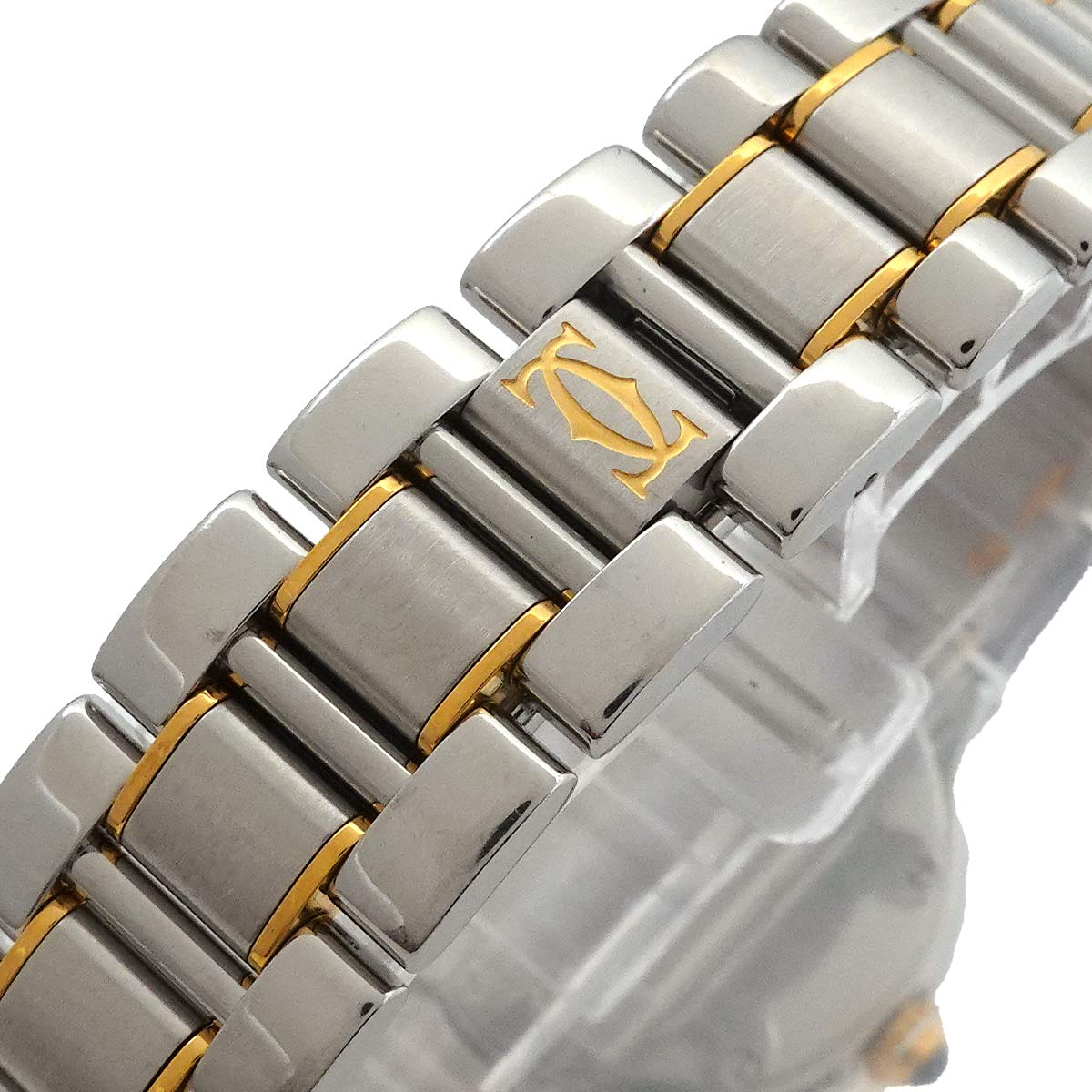 Must 21 Two Tone W10075R6 Quartz Silver Gold Dial Ladies