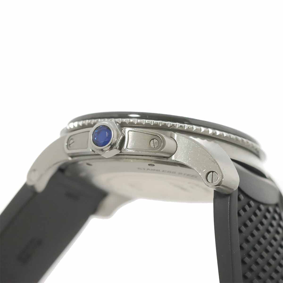 Calibre de Cartier Diver W7100056 Date Black Dial Mens Watch