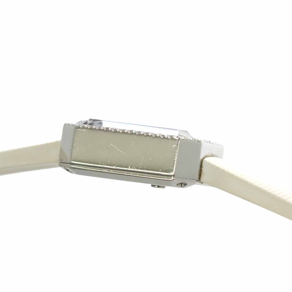 Premiere H2433 Diamond Bezel Rubber White Shell Dial Ladies