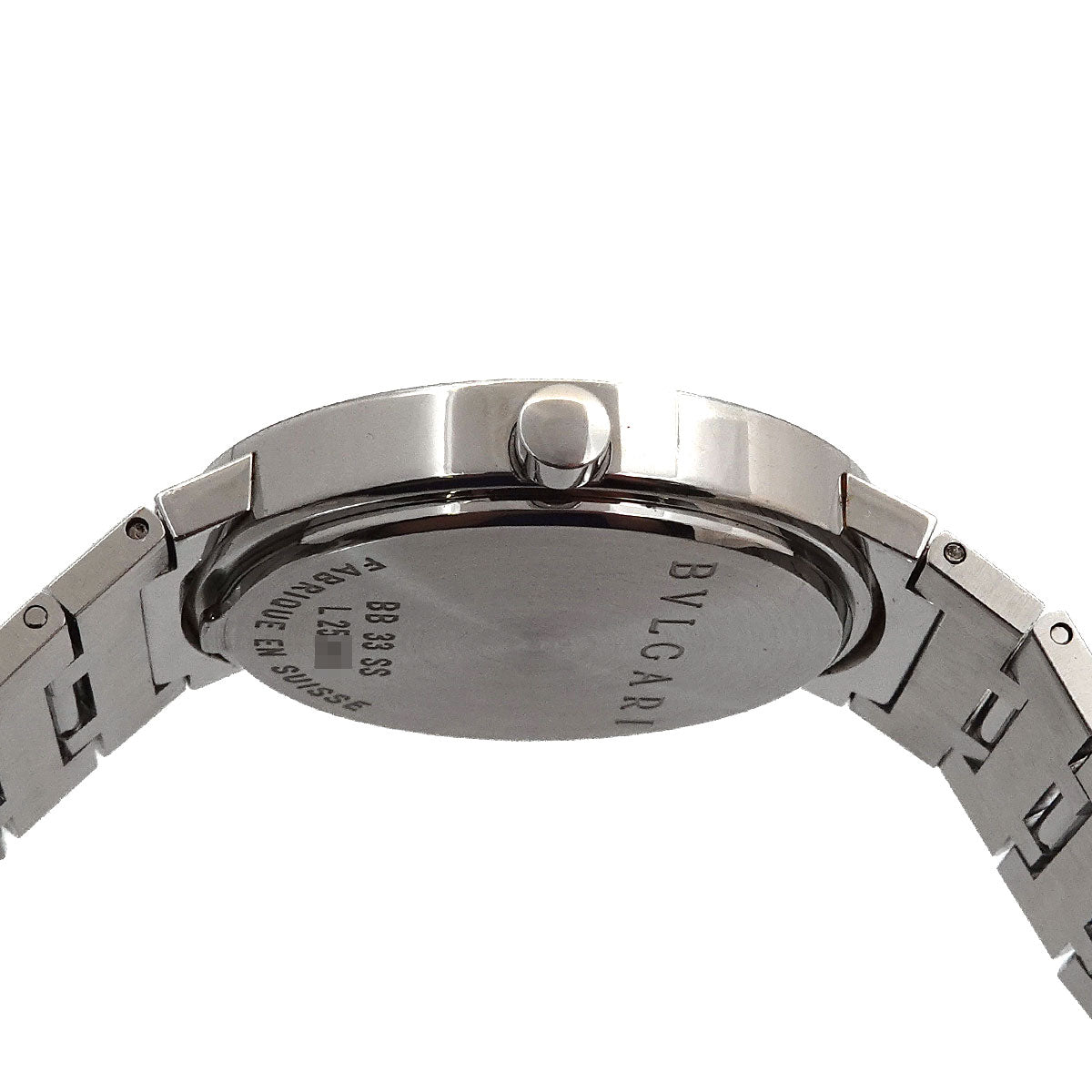 BVLGARIBVLGARI BB33SS Quartz Black Dial Boys Watch