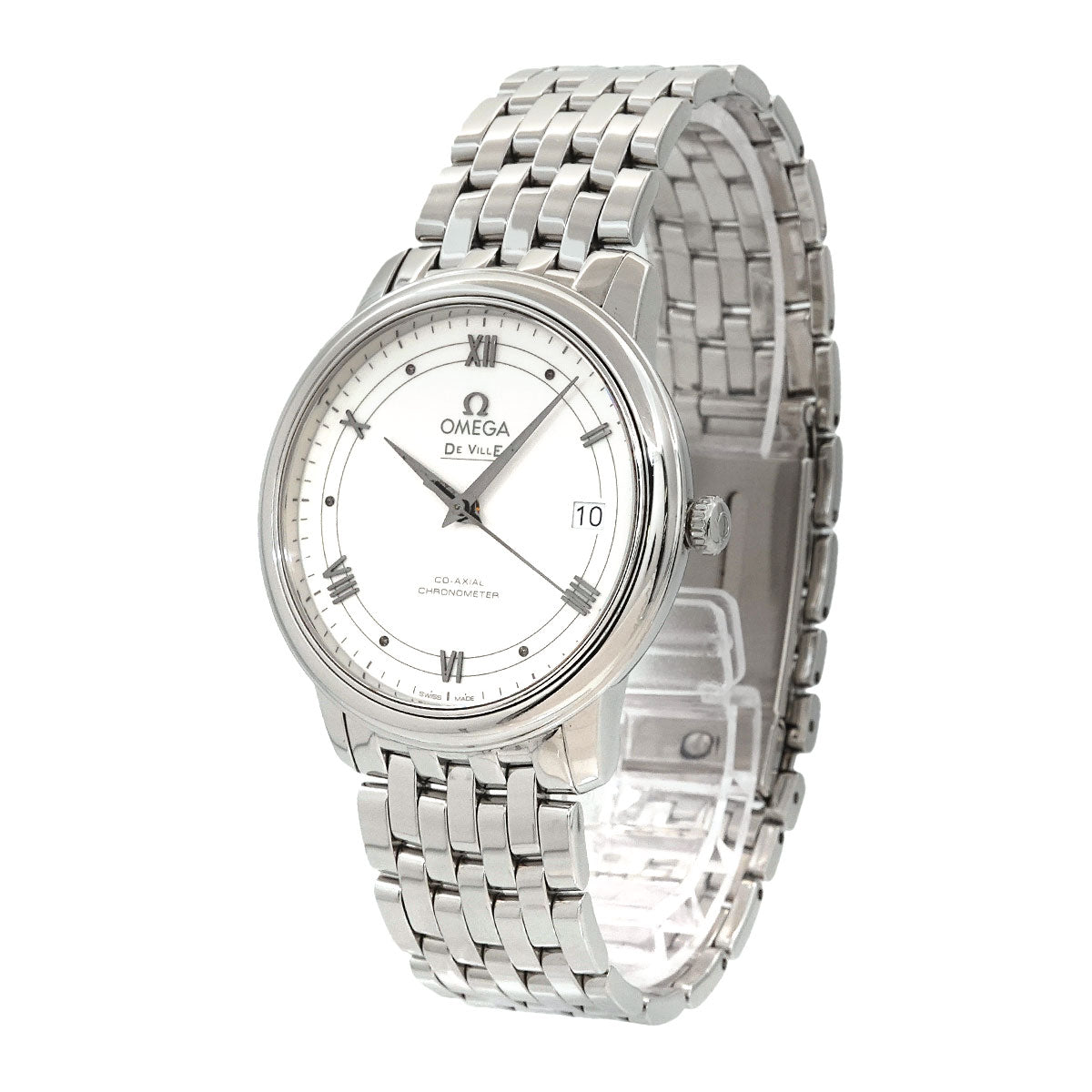 De Ville Prestige CO-AXIAL 424.10.37.20.02.001 Silver Dial Mens