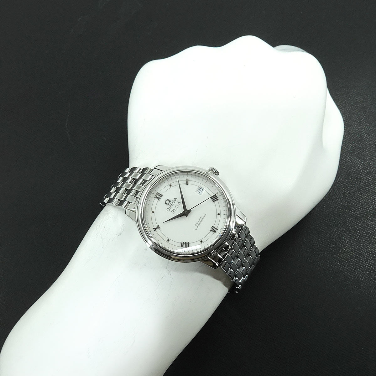 De Ville Prestige CO-AXIAL 424.10.37.20.02.001 Silver Dial Mens