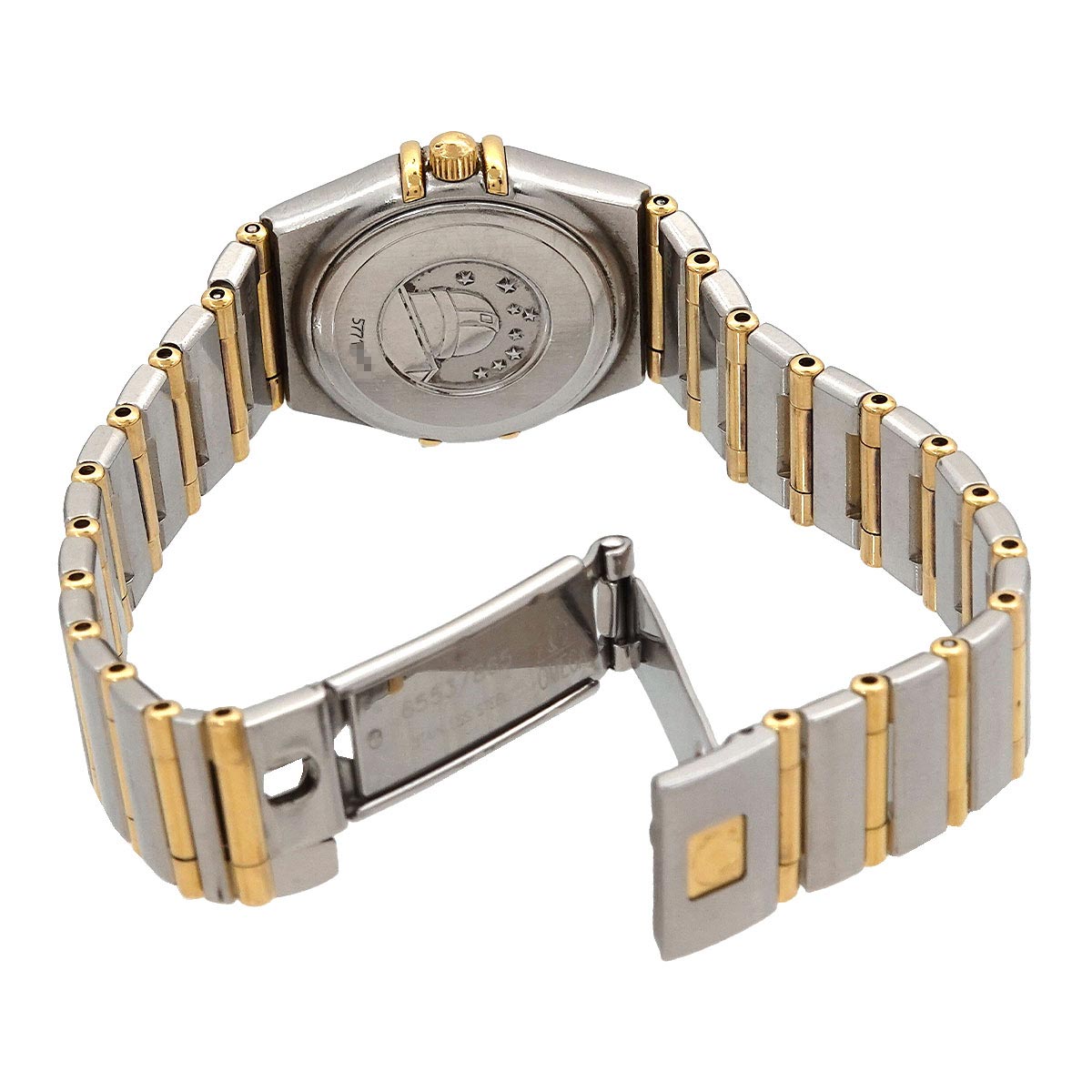 Constellation Mini 1262.15 750 YG Quartz 12P Diamond Ladies