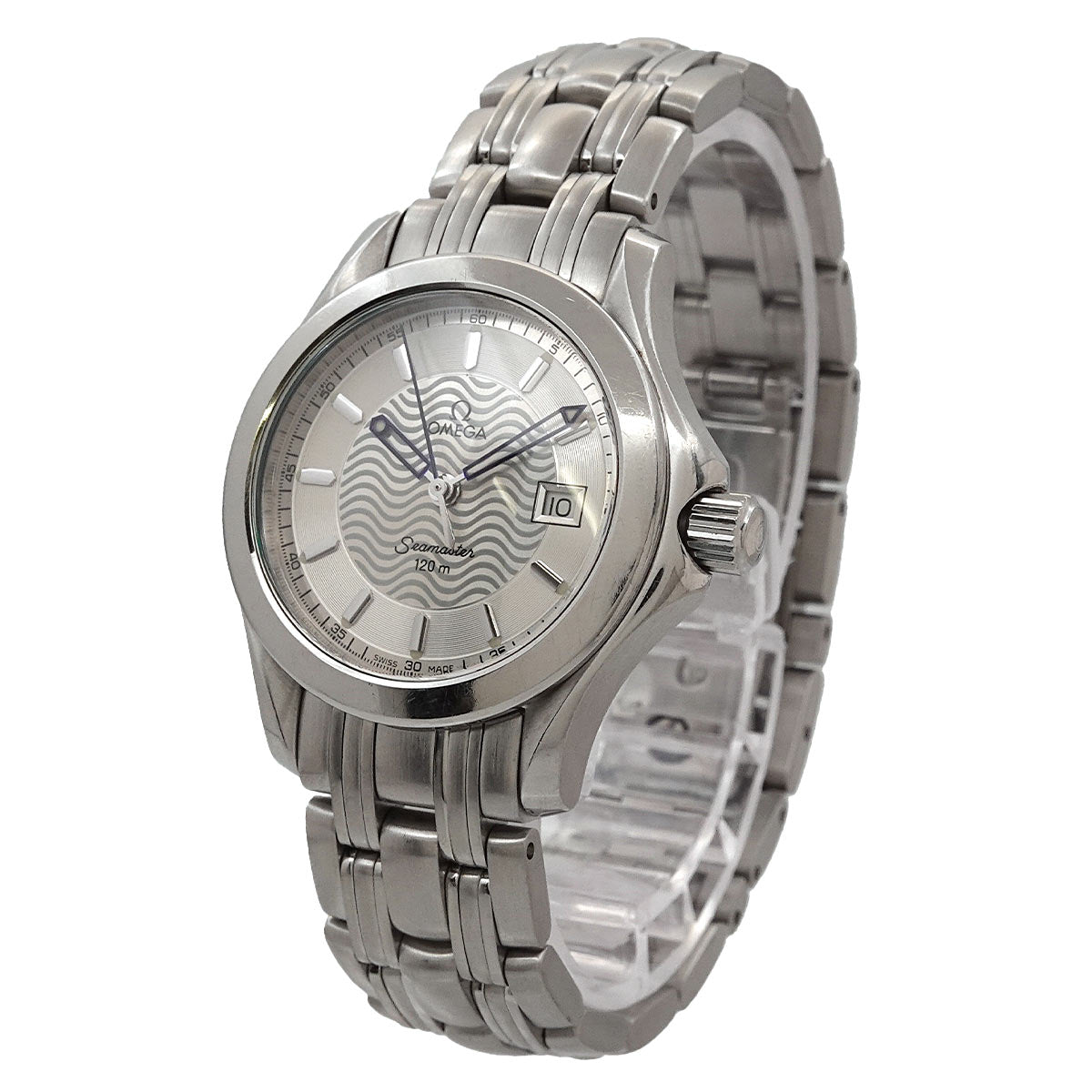 Seamaster 120 Date 2571 31 Quartz Silver Dial Ladies Watch
