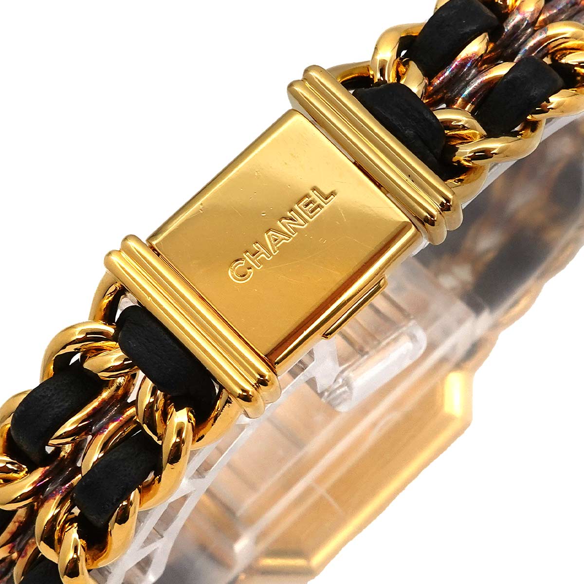 Premiere Size L H0001 Vintage Quartz Black Dial Ladies Watch