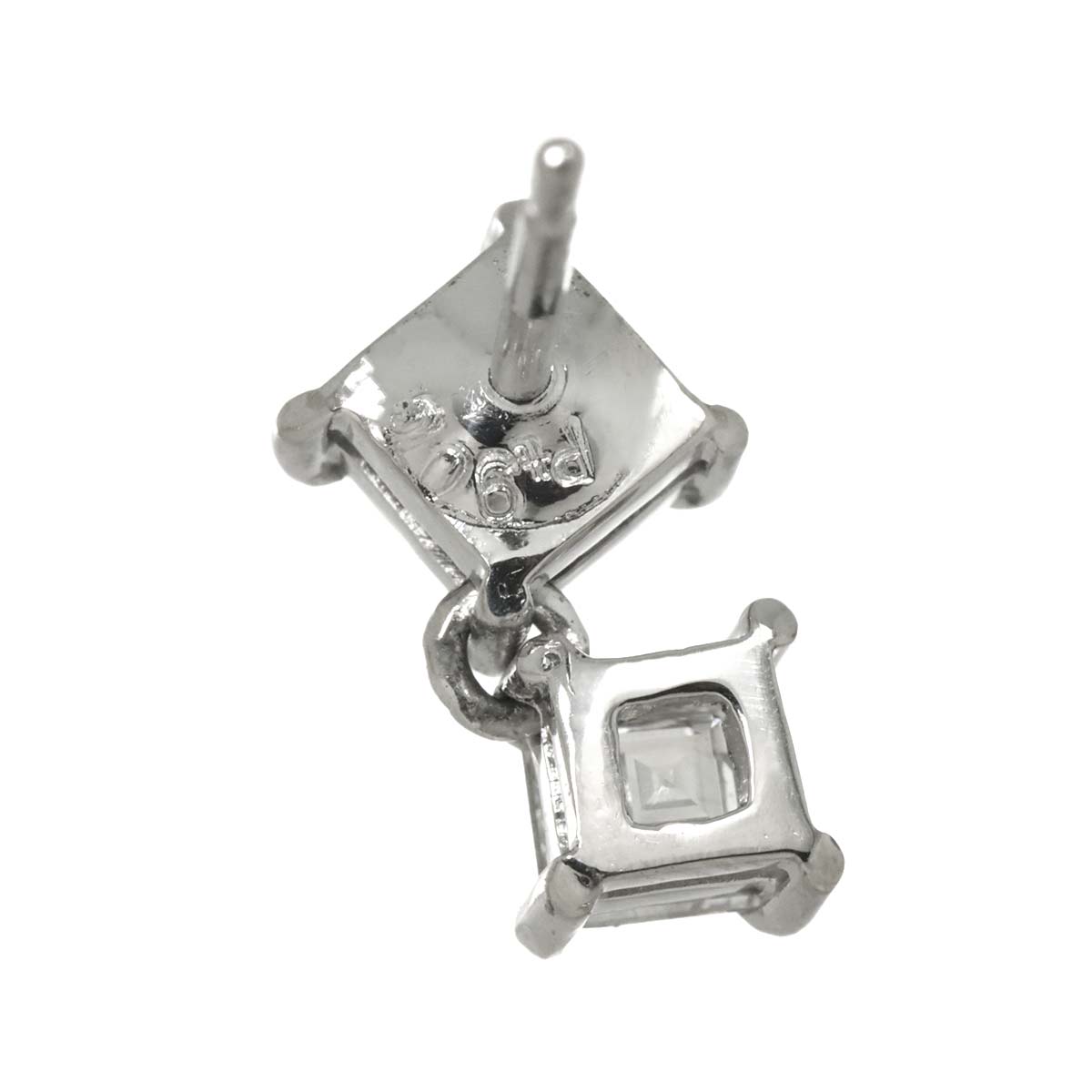 Diamond 1.17ct Earrings Pierced Pt Platinum