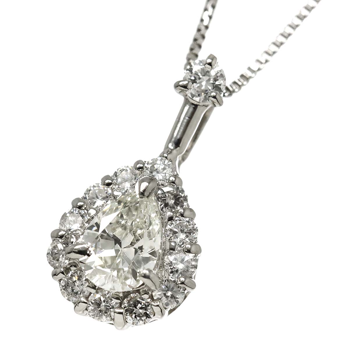 Diamond 0.295ct/0.23ct Necklace Pt Platinum