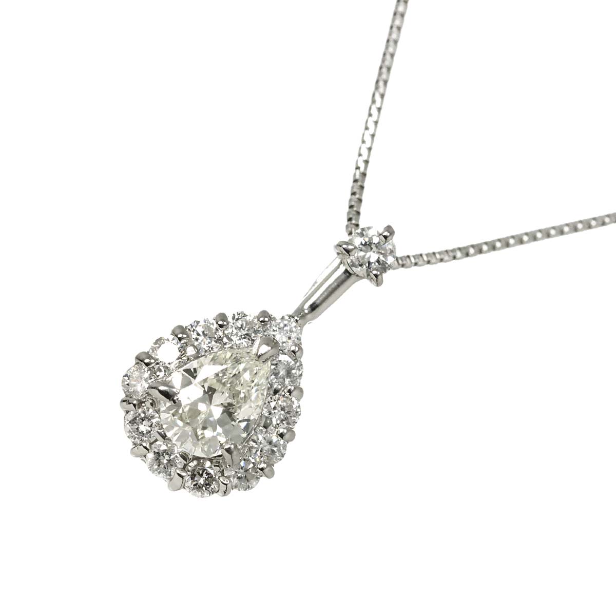 Diamond 0.295ct/0.23ct Necklace Pt Platinum