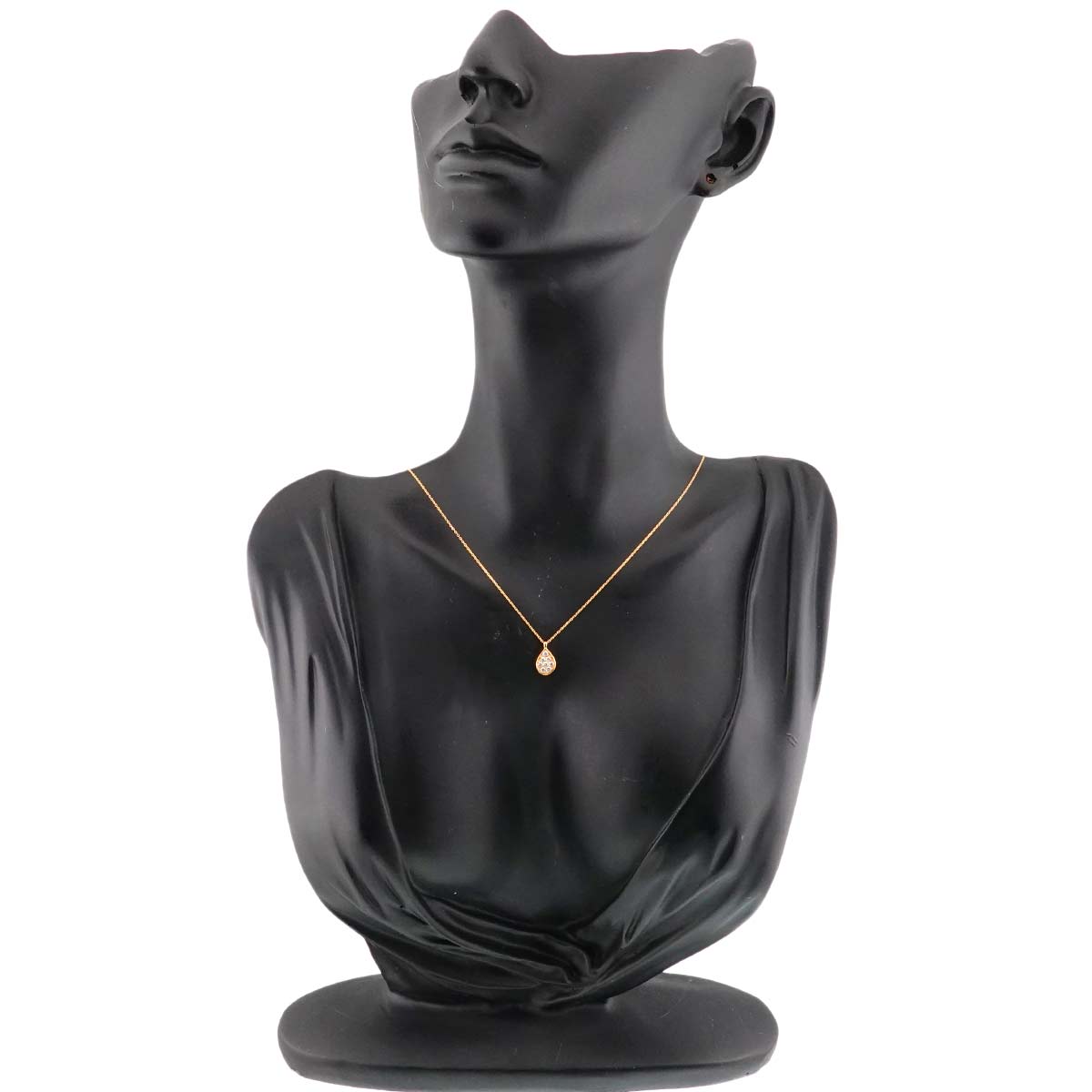 Diamond 0.15ct Necklace 18K YG Yellow Gold 750