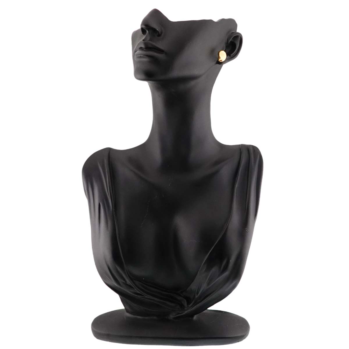 Bean Earrings Pierced 18K Yellow Gold 750