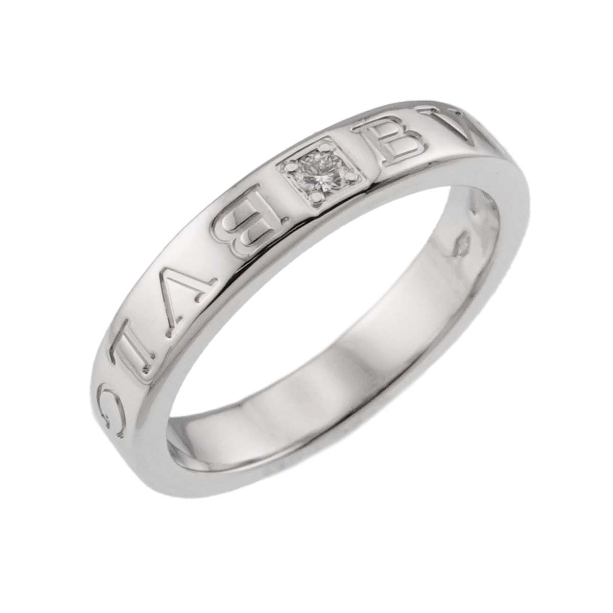 B-ZERO1 Diamond 1P Ring 18K WG 750 size7.25-7.5(US)